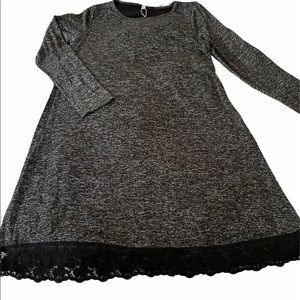 Pink Blush Maternity Black Charcoal Dress NWT